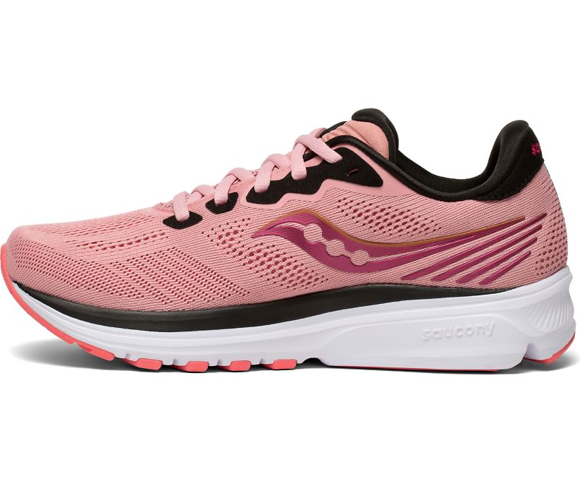 Women's Saucony Ride 14 Running Shoes Rose | Singapore 197GSOL